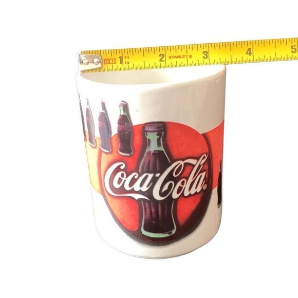 Vintage Coca-Cola 1997 Always Refreshing Collectible Logo Bottle Mug HTF - Picture 9 of 10